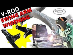 V-ROD swing arm widening - ZEEL Design
