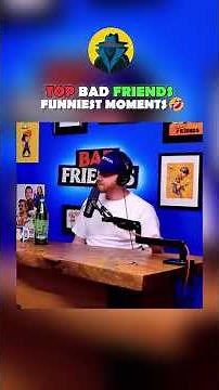 Bad Friends Funniest Moments🤣 #funny #interestingclips #viralshort #podcast #viralvideo #badfriends