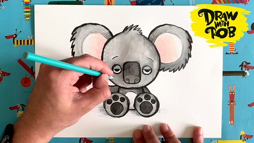 ✏️PENCILS AT THE READY. Here's a brand new #DrawWithRob film for you to watch with your little/big ones. Today we are drawing a koala 🐨. All you need is a piece of paper, a pencil and half an hour or so. Remember to share pics of your artwork in the comments below and, who knows, you might make THE GRID. Good luck! * The first #DrawWithRob activity book, published by HarperCollins, is OUT NOW! You can order a copy here: http://ow.ly/8JYG50zfP00 | Rob Biddulph
