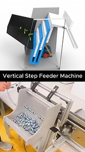 Vertical step feeder machine simulation #howitwork #howitmade #mechanism @fan cứng Mechanical and Automation Systems | Mechanical and Automation Systems