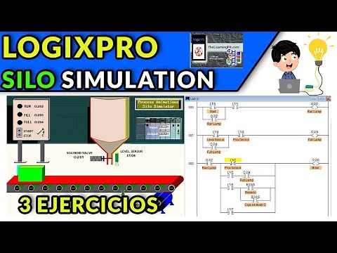 🔵✅LOGIXPRO - PROGRAM SILO SIMULATION STEP BY STEP