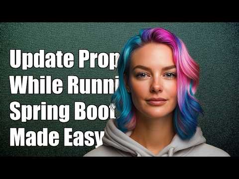 Better way to update Spring Boot properties while app is running