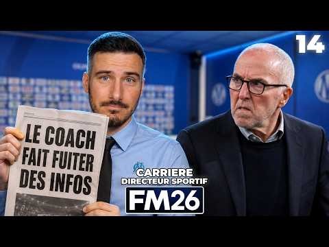 CLASH AVEC LES DIRIGEANTS : UNE INFO FUITE ! - Carrière Directeur Sportif à l'OM Episode 14