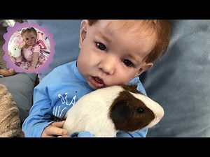 REBORN TODDLER MIKEY OVERCOMES FEAR OF ANIMALS! *Fun Friday*