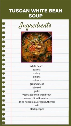 Tuscan White Bean Soup