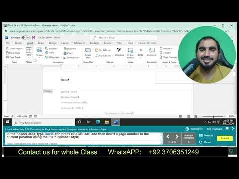 Word 3A and 3B Simulation Exam | Word Final Simulation Exam | #Word 3A #Word 3b # Word 3A and 3B
