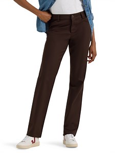 Lee Women’s Straight Leg Wrinkle Resist Stretch Pant