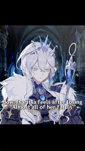 Tsaritsa after losing almost all the Fatui harbingers - (Genshin Impact)