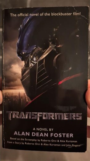 TRANSFORMERS novelisations by Alan Dean Foster & Peter David #booktok #booktube #movie #michaelbay