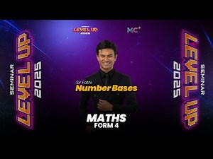 Seminar Level Up - FORM 4 MATHEMATICS (23.1.2025)