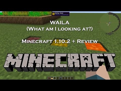 WAILA (What am I looking at?) | Modded Minecraft Mod Spotlight and Review | 1.10.2 +