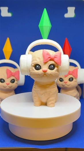 Меняй кристаллы под настроение у мини версии котика! Артикул WB: 915346253