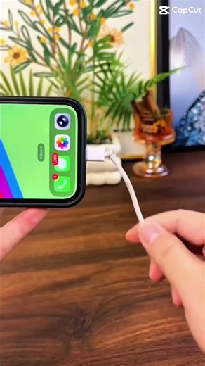 Fast Charging USB-C Cable with Foldable Hands-Free Stand, 1.5m for Smartphone,