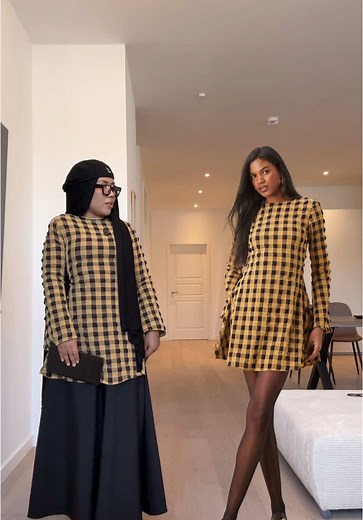 Outfit-Transformation: Aus Kurzem wird Langes Kleid