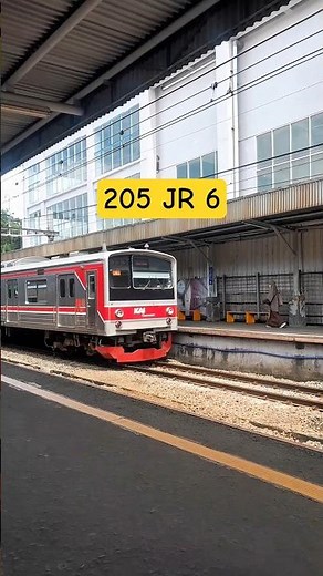 Commuterline train speeds towards Tanahabang