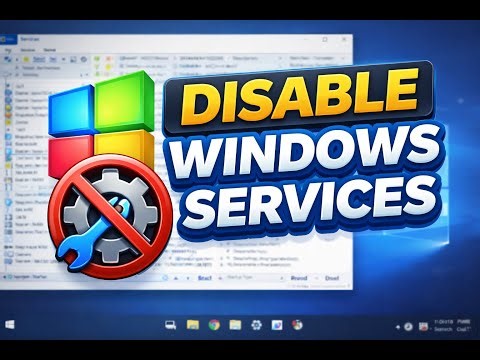 Disable These Windows Services to Reduce CPU & RAM Usage | Speed Up Windows 10/11