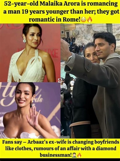 52-year-old Malaika Arora is romancing #bollywood #love #viralvideo #stuns #viralpicture 💘💙