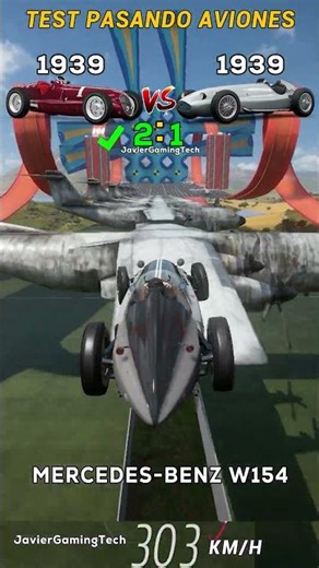 Vintage Maserati 8CTF 𝗩𝗦 Mercedes Benz W154 #forzahorizon5 #gaming #shorts