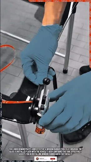 Windshield Tool: Installing Car Window Rubber Fast Neat Precise #tool #tools #innovation
