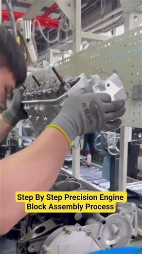 Step By Step Precision Engine Block Assembly Process