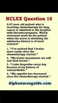 10 - NCLEX Questions and Answers with Rationales | NCLEX Practice Question | NCLEX RN & LPN Review