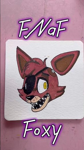 Speedpaint FOXY! 🦊 Five Nights at Freddy’s (FNaF) #fnaf #fanart #drawing #art
