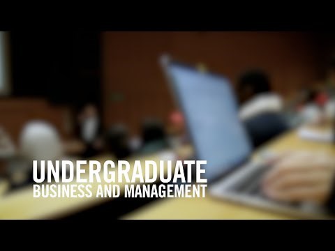 Undergraduate Business and Management Courses - University of Sunderland