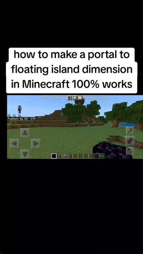 How to Create a Portal to Floating Island in Minecraft