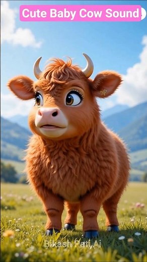 Cute Cow Sound 🐄 | Real Calf Moo Voice & Desi Cow Sound | Animal Sounds for Kids #shorts