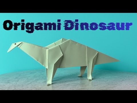 How to Make an Easy Origami Dinosaur