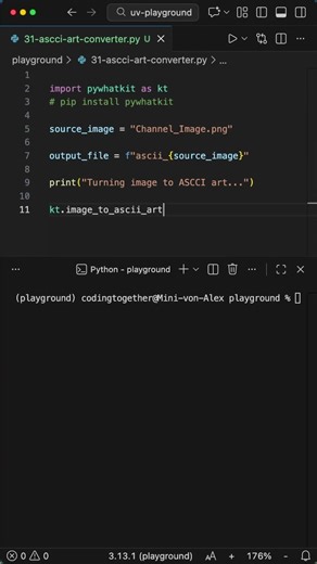 Let's rebuild The ASCII Art Converter