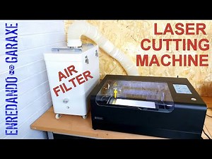 Cutting and engraving with laser Beamo + Unboxing and showing laser parts