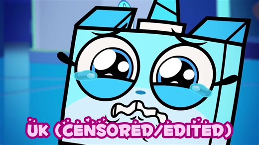 Unikitty! Sparkle Matter Matters censored scene comparison US version VS UK version (In the UK version of this scene they cut the part where Unikitty gets stabbed in the eye by Puppycorn and she instantly gets enraged because of this) #unikittyshow#unikitty#censorship#comparison