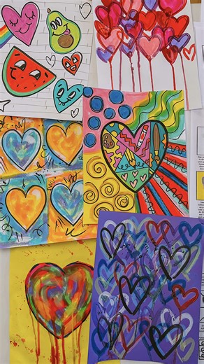 Do you use templates or tracers? I use shape tracers all the time at school, and my kids at home love using templates as a starting point to create art. ⛄️My schedule is WACK at the moment because of snow days, sickness, and yearbook. So trying to keep my classes on track has been a major struggle. ❤️When classes get ahead, I always try to give them a choice-based art lesson with step-by-step guides or templates so that kids who are ahead can get started right away while I help the kids who are 