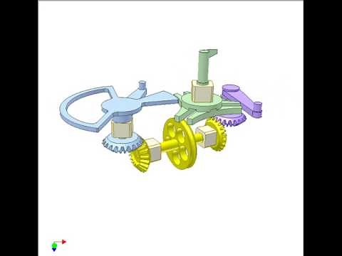 Geneva mechanism for reverse 120 deg. rotation