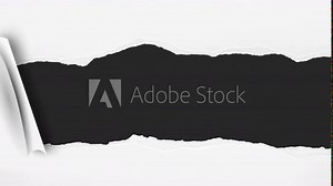 White Ripping Torn Paper Background/ 4k animation of a white ripping torn paper background with matte layer and green screen version for mask effect