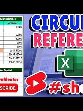 Circular Reference in Excel in Hindi| Iterative Calculation in Excel | Amazing Excel Video
