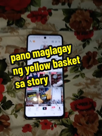 How to Add a Yellow Basket to Your Story