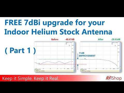 FREE DIY 7dBi upgrade for your Indoor Helium Stock Antenna (Part 1)
