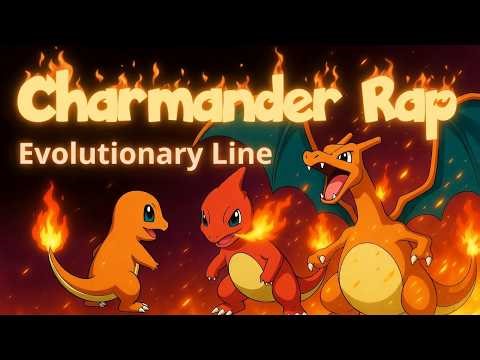 Charmander a Charizard: La Evolución del Fuego 🔥 | Rap Pokémon