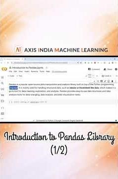 Introduction to Pandas Library #pandas #foryou #explore #datascience #aiml