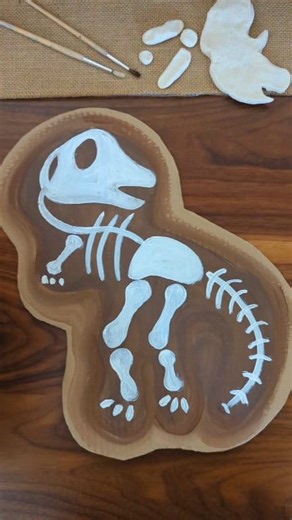 1.7M views · 1.3K reactions | Salt Dough Dinosaur Bone Dig 練 I...