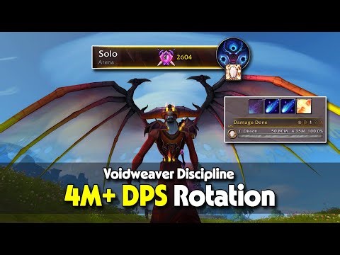 Voidweaver Discipline 4M DPS Rotation Explained