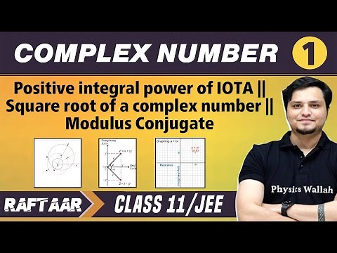 Complex Number 01 | Positive Integral Power of IOTA | Modulus Conjugate | Class 11/JEE | RAFTAAR