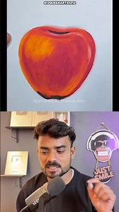 How To Draw A Apple 🍎