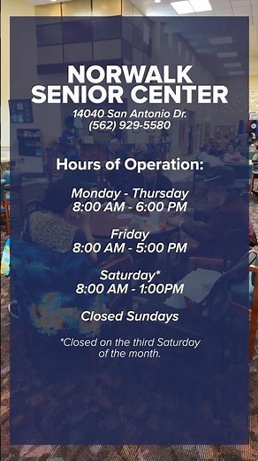 Senior Center Recreational Activities