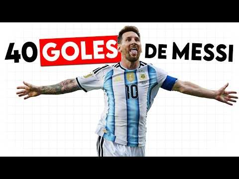 I watched all 917 of MESSI'S GOALS and discovered his 40 MOST IMPORTANT GOALS