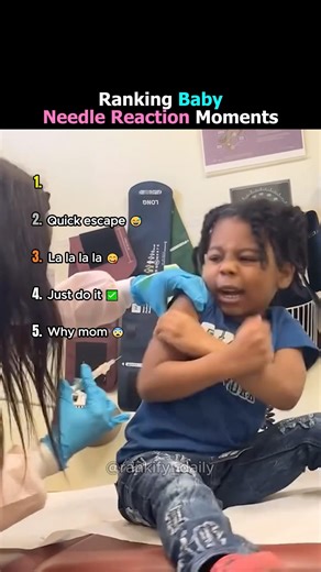 Ranking Baby Needle Reaction Moments