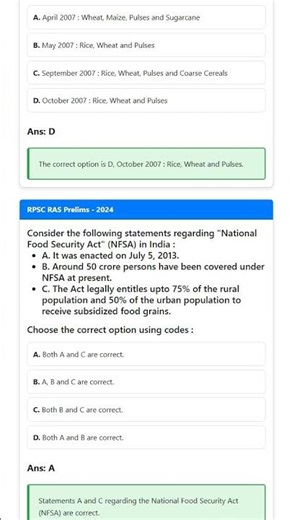National Food Security Act NFSA, 2013: Provisions, Implementation, and Challenges