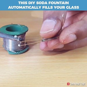 This DIY soda fountain automatically fills your glass.. via TecH BoyS ToyS | Interesting Engineering